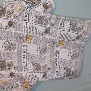 Retro flower T shirt